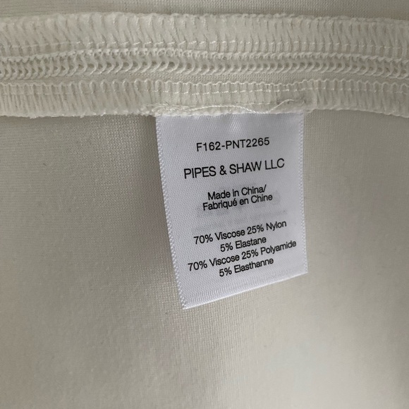 Women Ivory Slit Front V-Neck Dress - Picture 7 of 13